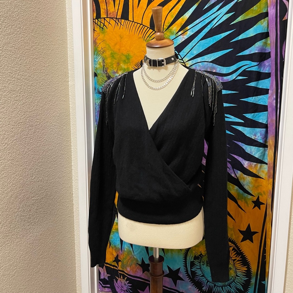 🌈 Lovely Vintage Angora Wool blouse - Picture 9 of 13